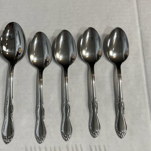 Rogers Stainless By Oneida Homestead 16‎ PC Set 4 Ea Place Setting - Picture 6 of 16